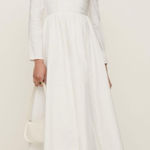 Reformation  Elly Square Neck Midi Dress Size 0 Photo 0