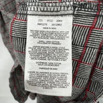 Columbia Holly Hideaway Flannel Dress Plaid Button Up Belted Gray Red Size 2X Photo 9