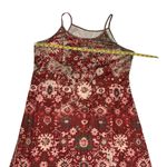 Misslook Maxi Boho Beach Vacation Abstract Red Soft Feel Flowy Dress Size L Size L Photo 5