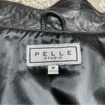 Pelle Studio By Wilson’s Leather Full Zip Genuine Leather Jacket Black Medium M Photo 4