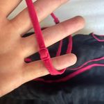 Undiz French babydoll cami lingerie top with bows black with pink trim size M Size M Photo 7