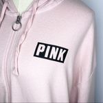 PINK - Victoria's Secret PINK VICTORIA’S SECRET Light Baby Pink Full Zip Hoodie Hooded Jacket Small Photo 3