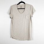 Kindered Brave Women's Short Sleeve‎ V Neck Nursing Tee Sz M Tan Size M Photo 0