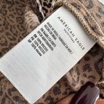 American Eagle  Leopard Print Tie Front Crop Top Trendy Festival XS Photo 8