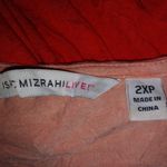 Isaac Mizrahi  Live 2XP Short Sleeved Orange Color-Block Maxi Dress Petite Photo 2