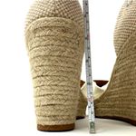 Torrid Size 9.5 WW Wedge White Espadrille Cottagecore Lace Up Ankle 4.5" Heel Photo 5