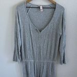 Victoria's Secret 's Lounge Romper Pajama Romper Playsuit Gray Long Sleeve Medium Photo 0