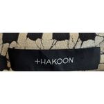 Stunning Thakoon Ruched Waist Batic Print Silk Chiffon MIDI Shift Dress‎ Size 8 Black Photo 4