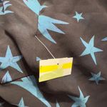 Topshop  Black Blue Stars Celestial Ruffle Midi Dress Women's Size 4 NWT Photo 9