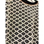 Cyrus Diamond Pattern Sweater‎ Crewneck Pullover Knitwear Neutral Tones Cozy Chic Photo 2