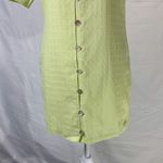 Nasty Gal Petite Extreme Collar Shirt Lemon Yellow Mini Dress Size 4 Photo 5