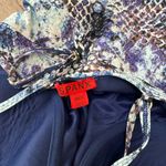 Spanx  Blue‎ Python Nile Bra-llelujah Underwire One Piece Swimsuit 8 Photo 2