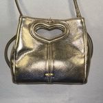 Betsey Johnson  Gold Heart Purse Crossbody Photo 1