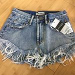 Boutique High Waisted Jean Shorts  Photo 0