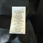 Trina Turk   Tweed Sleeveless Sheath Dress Black Brown Cream Leather Trim Size 0 Photo 9