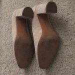 Banana Republic NWB nude suede chunky heel pump sz9.5 banana Photo 3