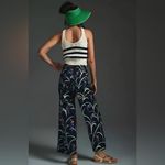 Anthropologie NWT The Colette Cropped Wide-Leg Linen Floral Pants by Maeve Sz 26 Photo 6