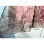 Anthropologie Moulinette Soeurs Skirt Size 12 Snowrose Train Pink Tulle Organza Soft Romantic Photo 8