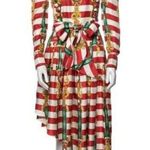 Gucci RARE! NWT $7985 RUNWAY  long silk dress IT40 / US 6. Photo 4