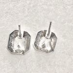 JACK JUDITH  Sterling Silver Marcasite Faceted CZ Vintage Earrings Photo 4