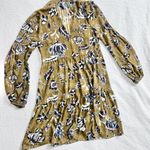 BCBGMAXAZRIA boho floral tiered sheer tunic dress Photo 4