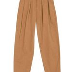 💕DOEN💕 Louvre Pant ~ High Waisted Pleated Ankle Pants Bark Brown 6 NWT Photo 9