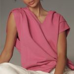 Anthropologie  Pilcro Pink Muscle Sweatshirt Size L Photo 1