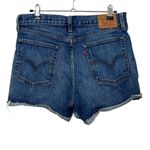 Levi's Levi’s White Oak High Rise Denim Shorts Button Fly Women’s Size 30 Vintage Photo 4