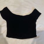 Brandy Melville  Black Crop Top Photo 1