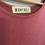 Montrez Fringe Tank Top Western Mauve Pink Boho Size S/M Beach Vacation Y2K 90s Photo 1