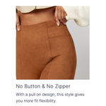 Spanx  Faux Suede Leggings Rich Caramel Tan MSRP $128 NWT Slimming Control Photo 7