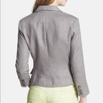 Olivia Moon  Three Quarter Sleeve Linen Blazer Purple Size Medium NWT Photo 2