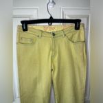 Lilly Pulitzer NEW  yellow green lime carpi jeans pants size 4 casual woman’s Photo 1