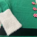 United States Sweaters Christmas Holiday Green Elf Sweater - XL Photo 3