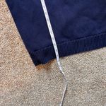 Lauren Ralph Lauren Black Label Layered V Neck Sweater. Navy/Green Size Large Photo 5