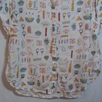 Anthropologie  x Danielle Kroll Egyptian Hieroglyphics Brooklynite Top Size S Photo 3
