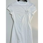 SKIMS Cotton Jersey Heart Mini Dress in White Size Medium Photo 3