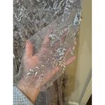 Mac Duggal NWT $798 20245 Appliqued Illusion Long Sleeve A Line Gown Size 12 Photo 9