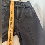 frame denim FRAME LE CATROUX CENTER SEAM HIGH WAIST FLARE JEANS KERRY WASH STRETCH SIZE 30 Photo 6