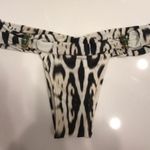 Revolve Lenny Niemeyer Snow Leopard Animal Print Bikini Bottom Brazilian S White Photo 8