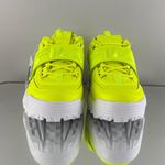 FILA Women’s Neon Safety Yellow Distruptor II Applique Hook And Loop Chunky Sneakers Photo 5