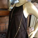 HACHE METALLIC BROWN WIDE LEG TENT ROMPER WITH POCKETS NWT (8) Photo 7