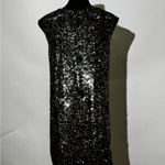 French Connection Sparkling Black Sequin Mini Dress Photo 1
