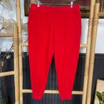 J.Crew Red Cotton Waffle Cozy Joggers Pajama Bottoms | Med 💚🎀 Photo 1