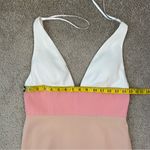 Jill Stuart  Two Tone Colorblock Gown Cream Pink 6‎ Photo 6