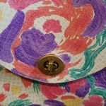 American Apparel floral leather crossbow bag NEW Photo 4