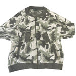 Barefoot Dreams Cozychic Ultra Lite Medium Zip Up Camo Jacket Pockets Bomber Photo 0