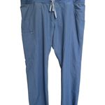 FIGS Kade Cargo Scrub Bottoms Heather Denim PO 1299 Healthcare Nursing Size XL Photo 0
