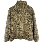 Ashley by 26 International Leopard Print Cozy Full Zip Lined Full Zip Size XL Photo 1