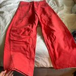 Urban Outfitters High rise baggy orange-red jeans  BDG size 26 Photo 0